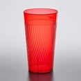 thumbnail image 3 of TrueCraftware- Set of 12 Belize 10 oz. Tumbler/Drinking Cups Red Polycarbonate-Premium Iced Tea Glasses Stackable Reusable Dishwasher Safe Break-Resistant for Home and Restaurants, 3 of 6