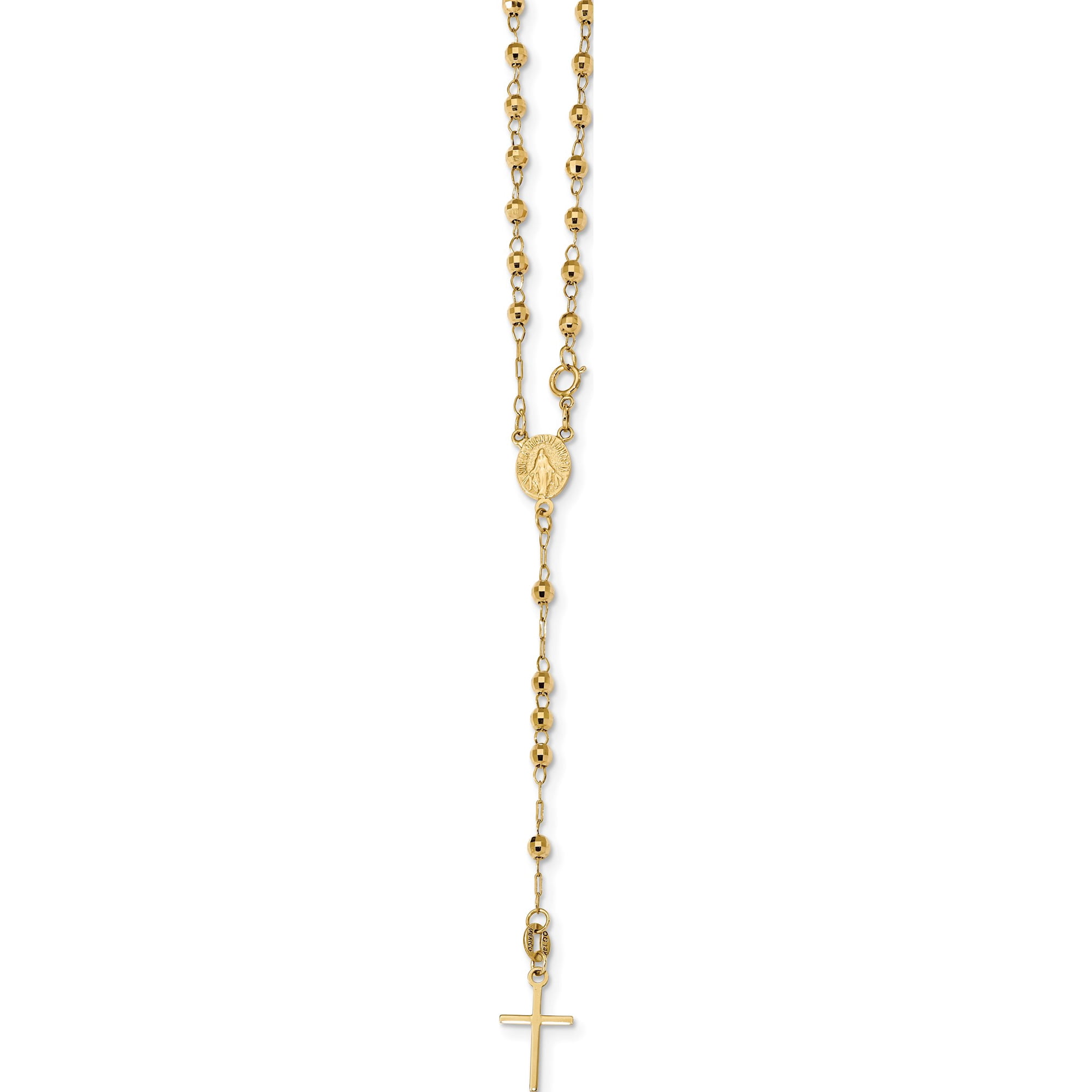 Gold rosary necklace walmart best sale