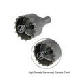thumbnail image 3 of Unique Bargains Carbide Hole Cutter 24mm Hole Saw High Density Cemented Carbide Teeth Triangular Shank for 2Pcs 32mm, 3 of 5