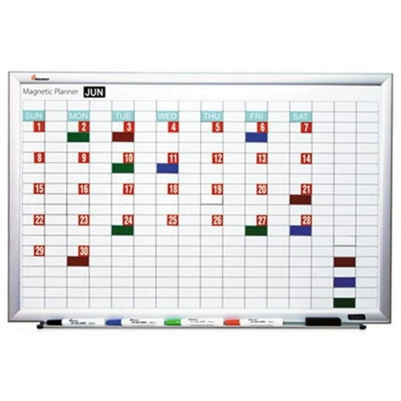 Skilcraft Magnetic Work & Plan Dry Erase Kit