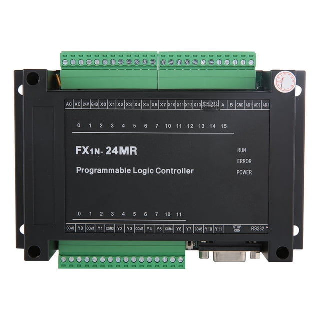 Placa de control industrial FX1N-24MR 14 entradas, 10 salidas, 24 V, 5 A