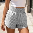 thumbnail image 5 of MLCDZ Women's Athletic Shorts Elastic High Waisted Running Short Pocket Sporty Shorts Gym Workout Shorts Suitable for Mountain Climbing, 5 of 8