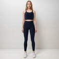 thumbnail image 2 of Women's High Waist Seamless Leggings with Full-Length Ankle Fit - X Large, Navy, 2 of 7