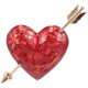 thumbnail image 1 of Love Heart Pin The Heart With One Arrow Brooch Women Brooch Pin Valentine's Day Jewelry, 1 of 3