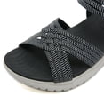 thumbnail image 3 of Sandalias Cuña Baja Zapatos para Planas Deportivas Punta Abierta Mujer, 3 of 9