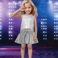 thumbnail image 4 of Zshosam Kids Outfits Girls Summer Clothing Sets Ruffle Tank Tops and Shorts Cute 2 Piece Outfits Size 3T 4T,(White 3-4 Years), 4 of 5