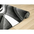 thumbnail image 6 of Planet Rugs Dima Modern Abstract Area Rug 5' x 7' Gray Swirl Stain-Resistant, 6 of 10