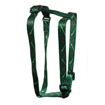 Minnesota Hockey Wild Large 1 Inch wide Adjustable Dog Harness - 20" - 30"