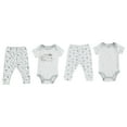 thumbnail image 4 of Baby Gear aby Boy Baby Girl Gender Neutral Unisex 4 PC Jogger Set, Sizes Newborn-9 Months, 4 of 4