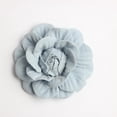 thumbnail image 4 of yuksok 10pcs Suede Flower Artificial Rose Flower for DIY Wedding Decor Light Blue, 4 of 9
