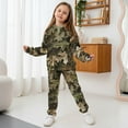 thumbnail image 3 of Uorisanigo Girls Boys Clothes Long Sleeve Camo Hunting Forest Hooded Pullover Oversized Hoodie Sweatshirt + Cargo Jogger Pants 2pcs Fall Winter Outfits for Kids, 3 of 7