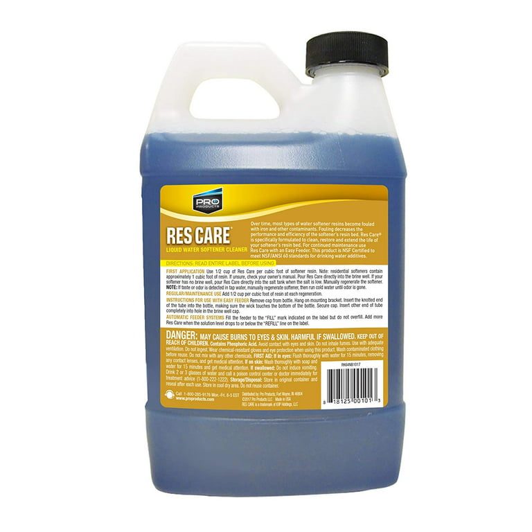 ResCare RK64N All-Purpose Water Softener Cleaner 64 Ounce 