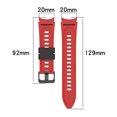 thumbnail image 4 of Pulsera de silicona para Samsung Galaxy Watch 3/4/4 Classic (negro-rojo), 4 of 6