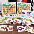 thumbnail image 3 of Tarjetas de aprendizaje del alfabeto 26 tarjetas flash de letras mayúsculas y minúsculas para niños que aprenden a leer, deletrear y Baoblaze Juego de alfabeto para niños, 3 of 8