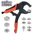 thumbnail image 1 of HLONK 20 Sets Snap Fastener Tool Kit Heavy Duty Snap Button Tool Kit GXC I7K6, 1 of 9