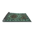 thumbnail image 2 of Ahgly Company Indoor Rectangle Persian Light Blue Traditional Area Rugs, 8' x 12', 2 of 4