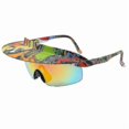 thumbnail image 2 of New Large Frame Cycling Glasses For Men And Women's Fashionable Colorful Hat Sunglasses Personalized Hat Brim Sunglasses, 2 of 4