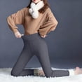 thumbnail image 5 of AUNVITO Women's Fleece Lined Leggings Thermal Plush Sherpa Lined Warm Winter Tights Casual Comfortable Everyday Style, 5 of 9