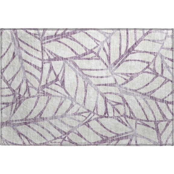 Dalyn Rugs Premium Machine Washable Mayfield AMF741 Purple 1'8" x 2'6" Rug