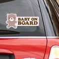 thumbnail image 2 of Oliver's Labels Baby on Board Decals - Teddy Bear Baby Vinyl Window Car Decal Sticker, 2 of 3