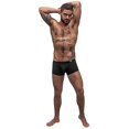thumbnail image 3 of Men's Male Power 150-257 Pure Comfort Modal Wonder Boxer Brief (Black M), 3 of 4