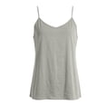 thumbnail image 4 of XFeng Women V Neck Flowy Cami Tank Top, Textured Loose Spaghetti Strap Blouse, 4 of 4