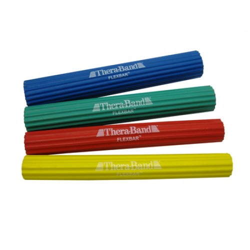 TheraBand Flexbar -Combo Pack -Jaune, Rouge, Vert, Bleu