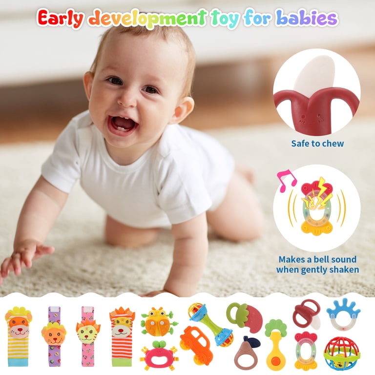 Kaboer 18-Piece Baby Rattles and Teethers Set photo 6