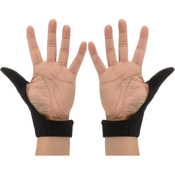 Lsupdaol Adult Thumb Guard Habit Thumb Sucking Thumb Cover Thumb Glove to Help Stop Skin Picking Thumb Sucking and Hair Pulling(Black)