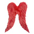 thumbnail image 4 of Ala de hada, ala de plumas, vestido elegante divertido y encantador, ala decorativa de ala de Ángel para puesta en escena, recuerdos de fiesta, Rojo, 4 of 8