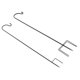 thumbnail image 2 of Rustproof Garden Hook 2Pcs Heavy Duty Iron Insert Rod Black For Hanging Signs In Courtyards And Gardens, 2 of 3