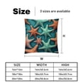 thumbnail image 5 of Starfish Luxurious Velvet Bed Pillow Inserts with Unique Patterns - Set of 2, 16x16, 18x18, 20x20 Inches - Ideal for Throw Pillow Covers and Home Decor, 5 of 6