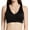 Black, variant on Women's Vanity Fair 72037 Sleek & Smooth Wireless Pullover Bra (White S)