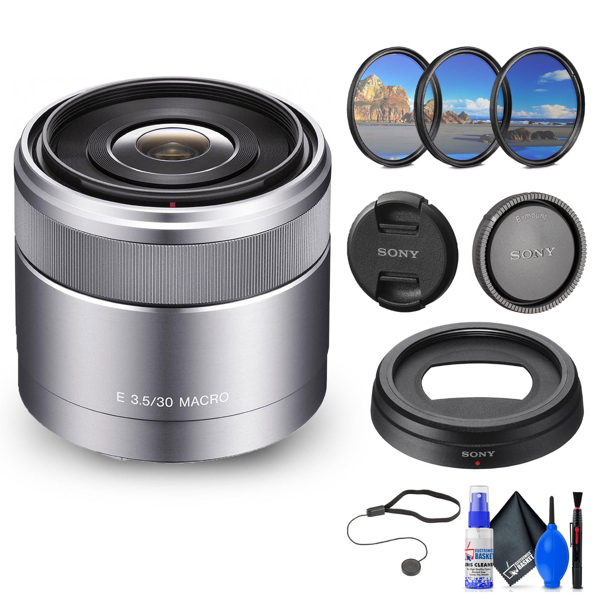 SONY (ソニー) E 30mm F3.5 Macro SEL30M35 Sony E 30mm f/3.5 Macro Lens - SEL30M35 - Walmart.com