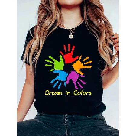 Cultural Sharing Ethnic Diversity Friendship T-Shirt Women's Men's Graphic Tee Casual Tops