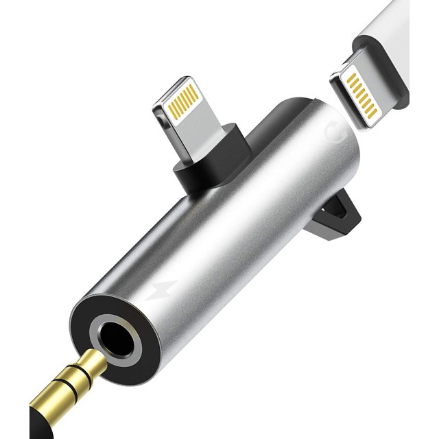 Adaptador para audífonos zoyuzan Lightning a divisor AUX de 3,5 mm