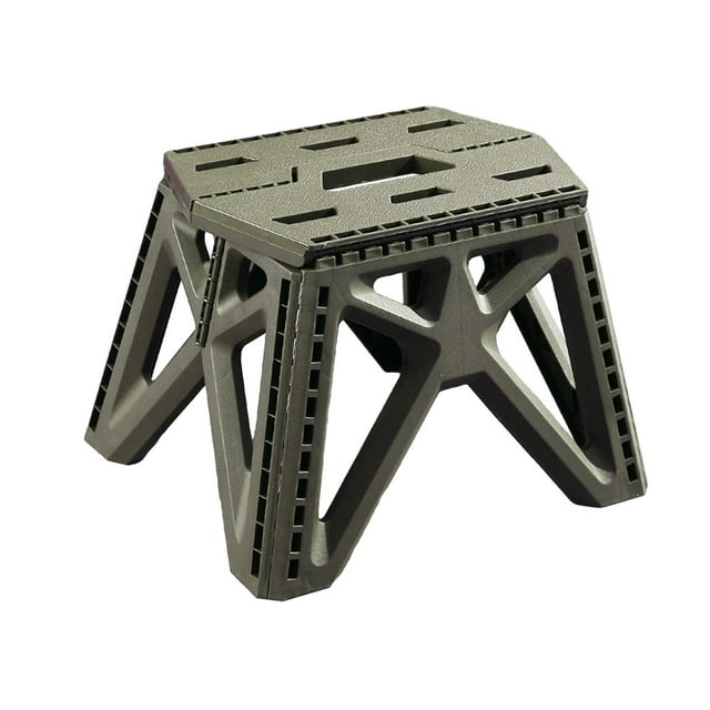 Taburete plegable shamjiam Alta Carga Gris
