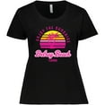 thumbnail image 3 of Inktastic Summer Enjoy the Sunshine Delray Beach Florida in Pink Women's Plus Size T-Shirt, 3 of 5