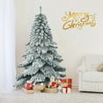thumbnail image 3 of Costway 6Ft Snow Flocked Artificial Christmas Tree PVC Hinged Alaskan Pine Tree Holiday, 3 of 10