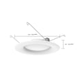thumbnail image 5 of 6Pk - Satco 9.2 Watt LED 5-6 in 90 CRI 3000K Warm White Downlight Retrofit, 5 of 7