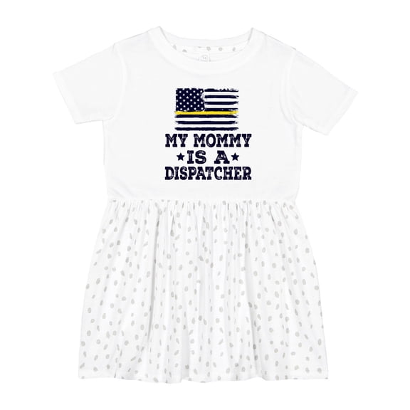 Inktastic Dispatcher Mom Emergency Girls Toddler Dress