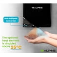 thumbnail image 4 of Alpine Hand Dryers for Bathrooms Commercial Extreme Speed Automatic Electric Hand Dryer for Home Bathroom / Restaurant with HEPA Filter, Heat & Speed Control - ADA Compliant (120v Black), 4 of 8