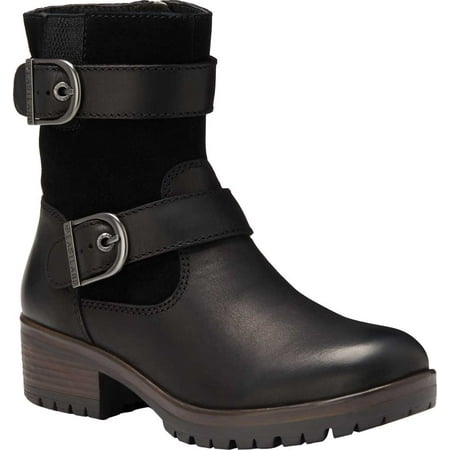 

Women s Eastland Gracie Ankle Bootie Black Full Grain Leather/Nubuck 7 M
