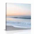 thumbnail image 2 of Canvas Wall Art Abstract Ocean Beach Waves Canvas Art Print Modern Blue Marine Pictures Wall Decor for Living Room Bedroom Artwork Decorations Stretched Framed Ready to Hang 10"x10", 2 of 9