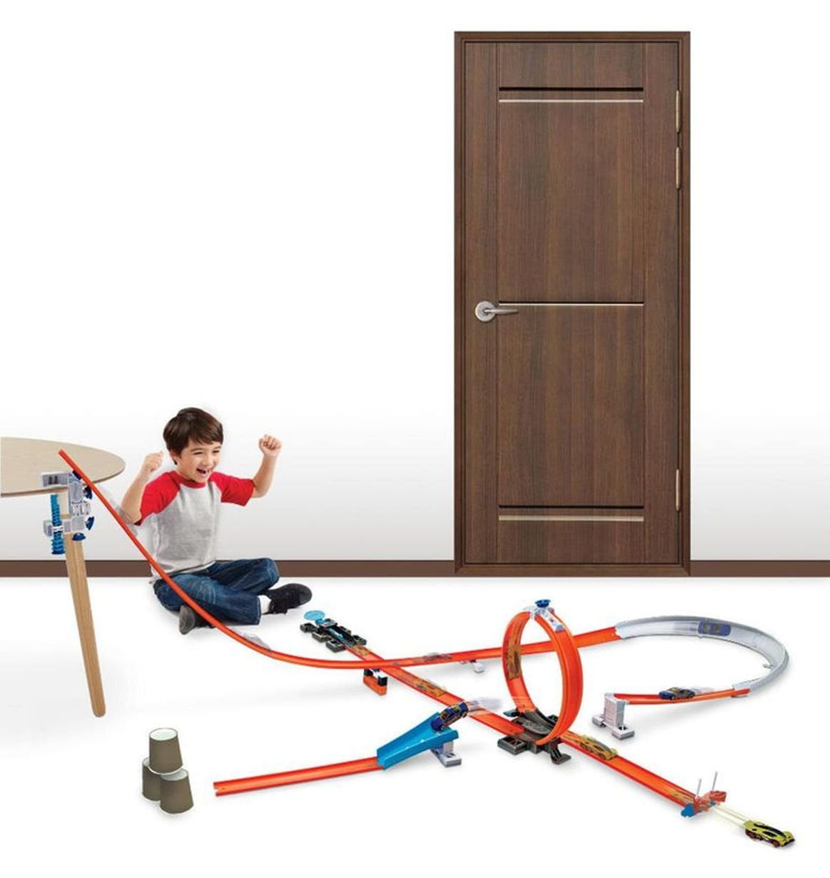 hot wheels track builder track and brick pack playset