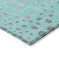 thumbnail image 4 of Addison Rugs Chantille Indoor/Outdoor Transitional Dots Aqua Washable Rectangle Rug, 10' x 14', 4 of 6