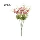 thumbnail image 1 of Ramo de flores artificiales simulación hogar decoración floral fiesta de boda flor falsa 6 ramas 2 piezas Jumpingount HA7950-00B, 1 of 6