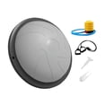 thumbnail image 2 of Pelota de equilibrio, entrenamiento central de media pelota de ejercicio con bandas de resistencia y entrenador de equilibrio de bomba para entrenamie Gris, 2 of 8