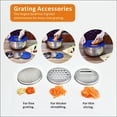 thumbnail image 5 of ARC KTE14 Stainless Steel Mixing Bowl set with Lids Non-Slip Silicone Bottom, Pour Spouts and Measurement Marks (5pcs set), 5 of 5