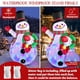thumbnail image 5 of Muñeco de nieve inflable navideño MICOCAH de 8 pies con LED giratorios, 5 of 6